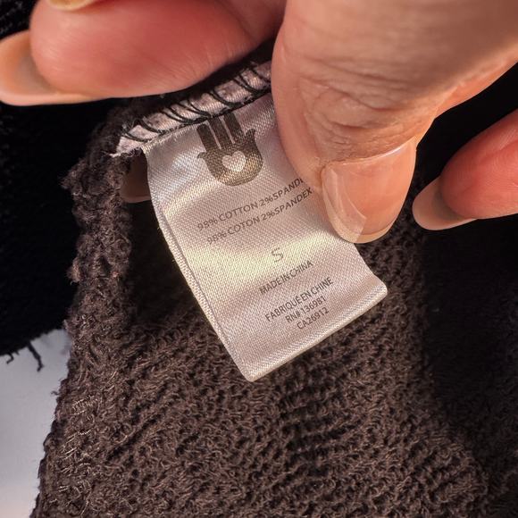 Spiritual Gangster Women's S Oversized Embroidered Distressed Hems Jacket - Picture 5 of 8